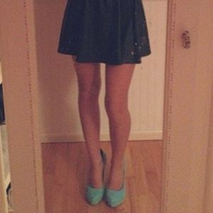 Soda Shoes - Teal Wedges Soda Shoes - Teal Wedges
